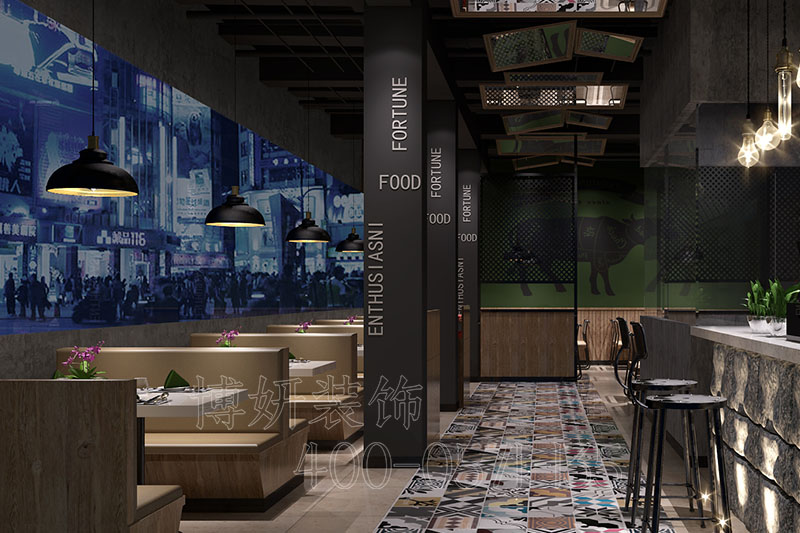 杭州主题火锅店设计装修效果图（杭州主题火锅店设计装修设计方案）