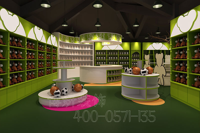 杭州拱墅区迷人儿童玩具店铺装修效果图(杭州拱墅区儿童玩具店铺装修案例) 杭州拱墅区迷人儿童玩具店铺装修效果图(杭州拱墅区儿童玩具店铺装修案例)