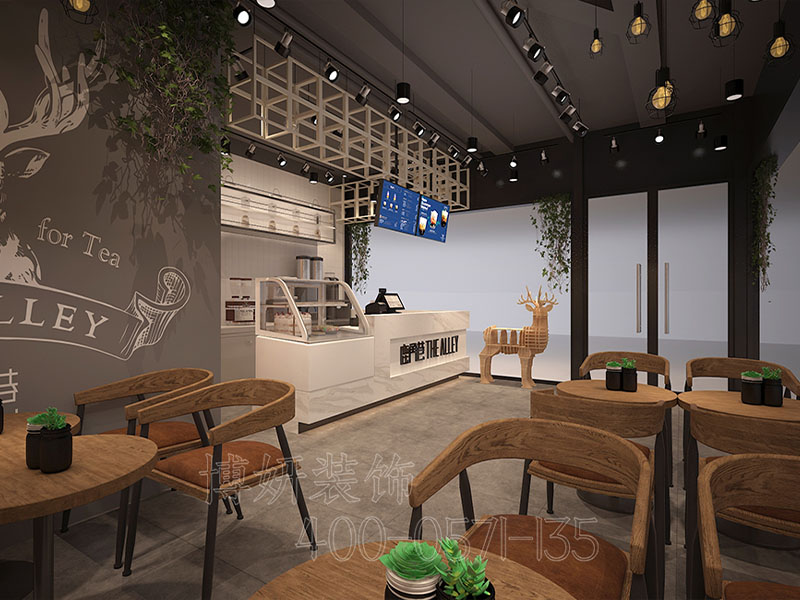 杭州200平米奶茶店装修,杭州奶茶店装修,杭州奶茶店装修价格